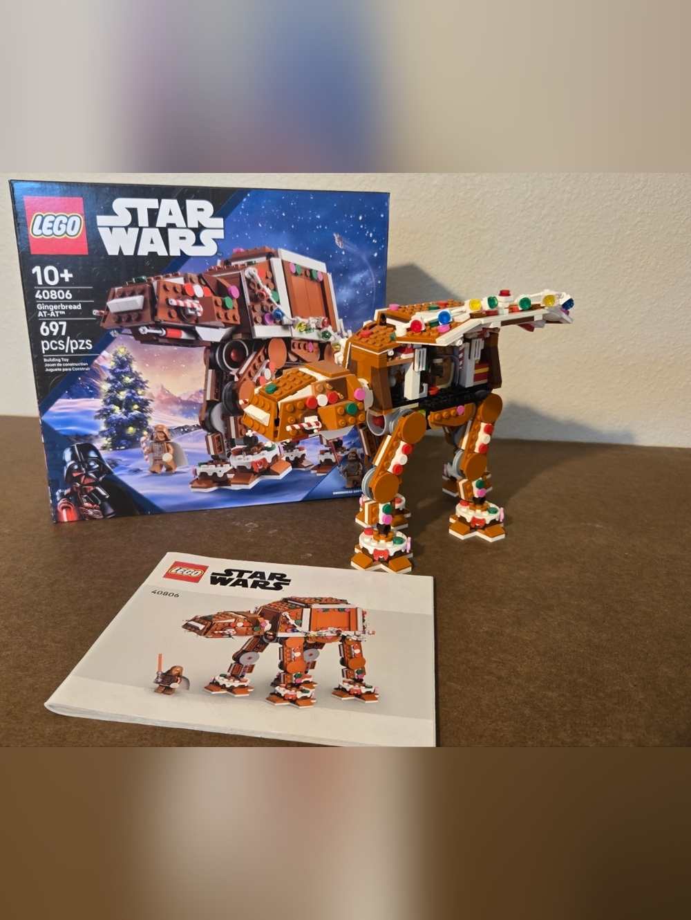 Lego Brown Gingerbread AT-AT Set - 40806